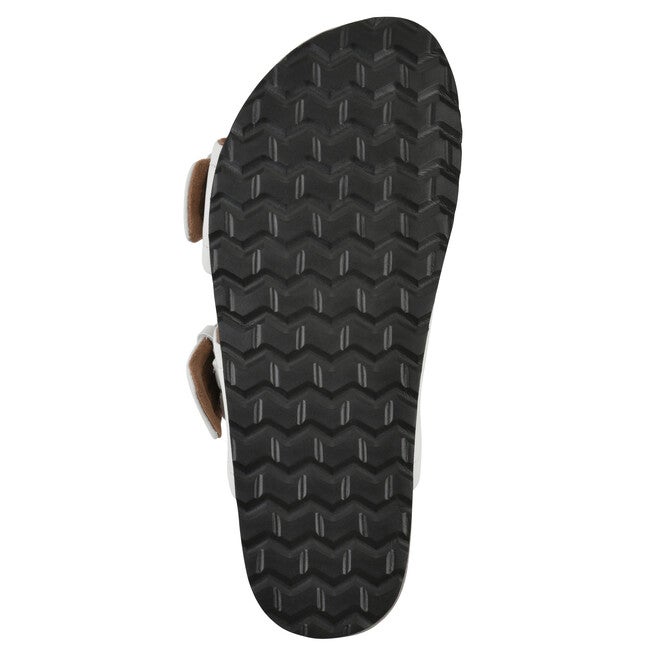 Griffon Footbeds Sandal, WHITE LEATHER, alternate image number 5