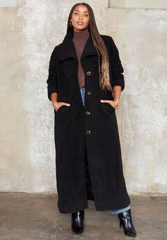 Maxi Teddy Fleece Coat