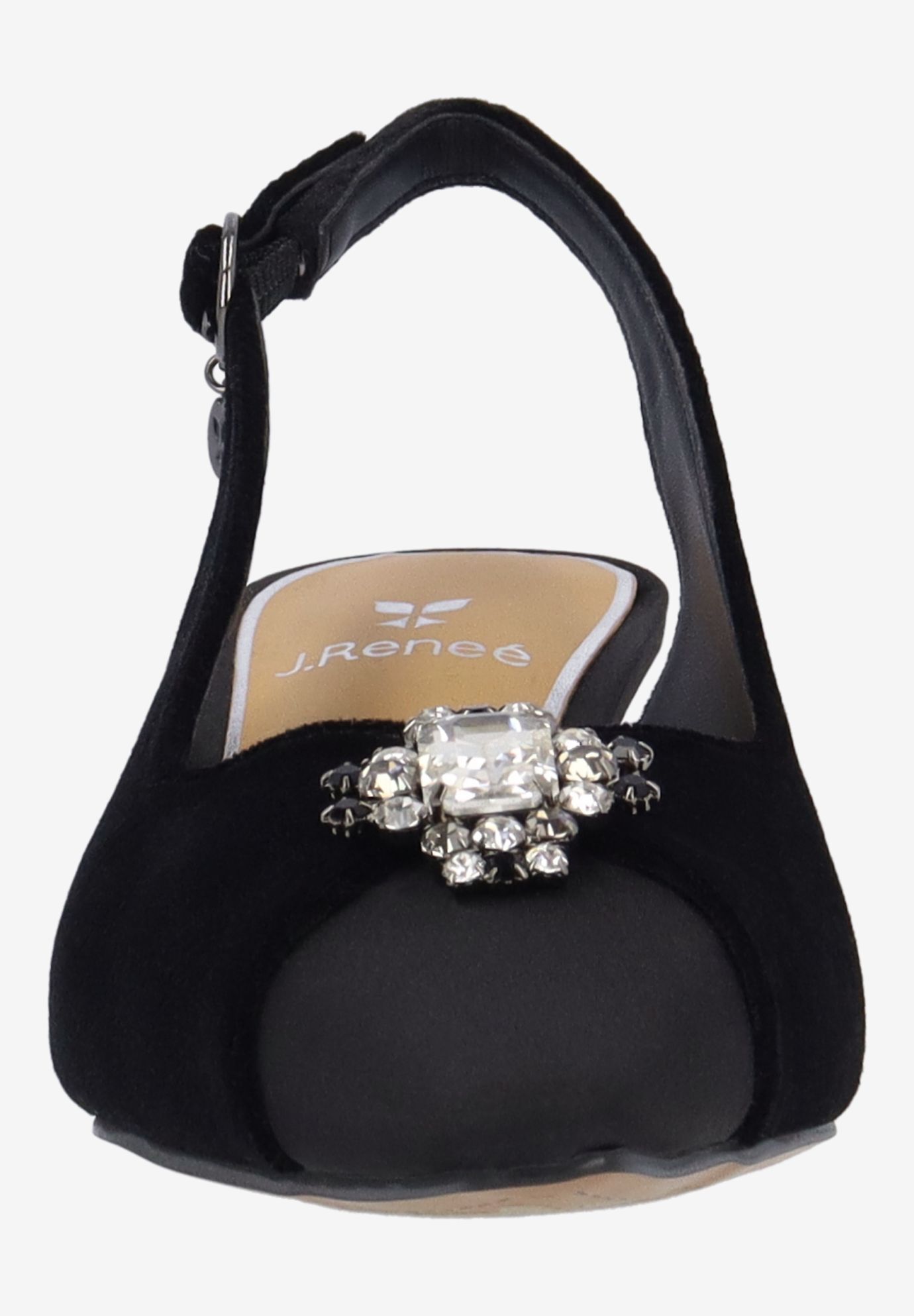 Brivella Sling Back Pump, BLACK, alternate image number 2