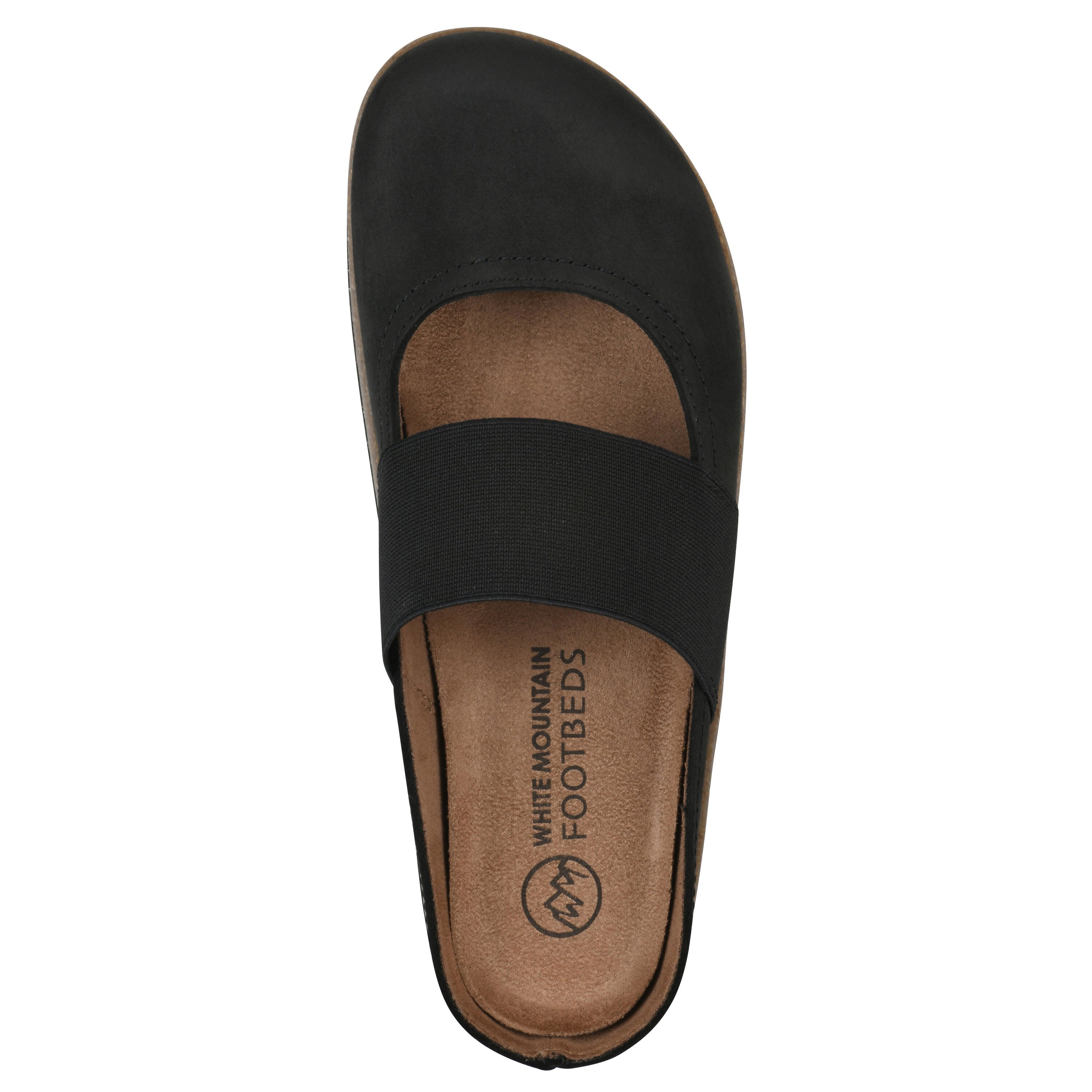 Bassi Mary Jane Footbeds Clog, BLACK NUBUCK, alternate image number 4