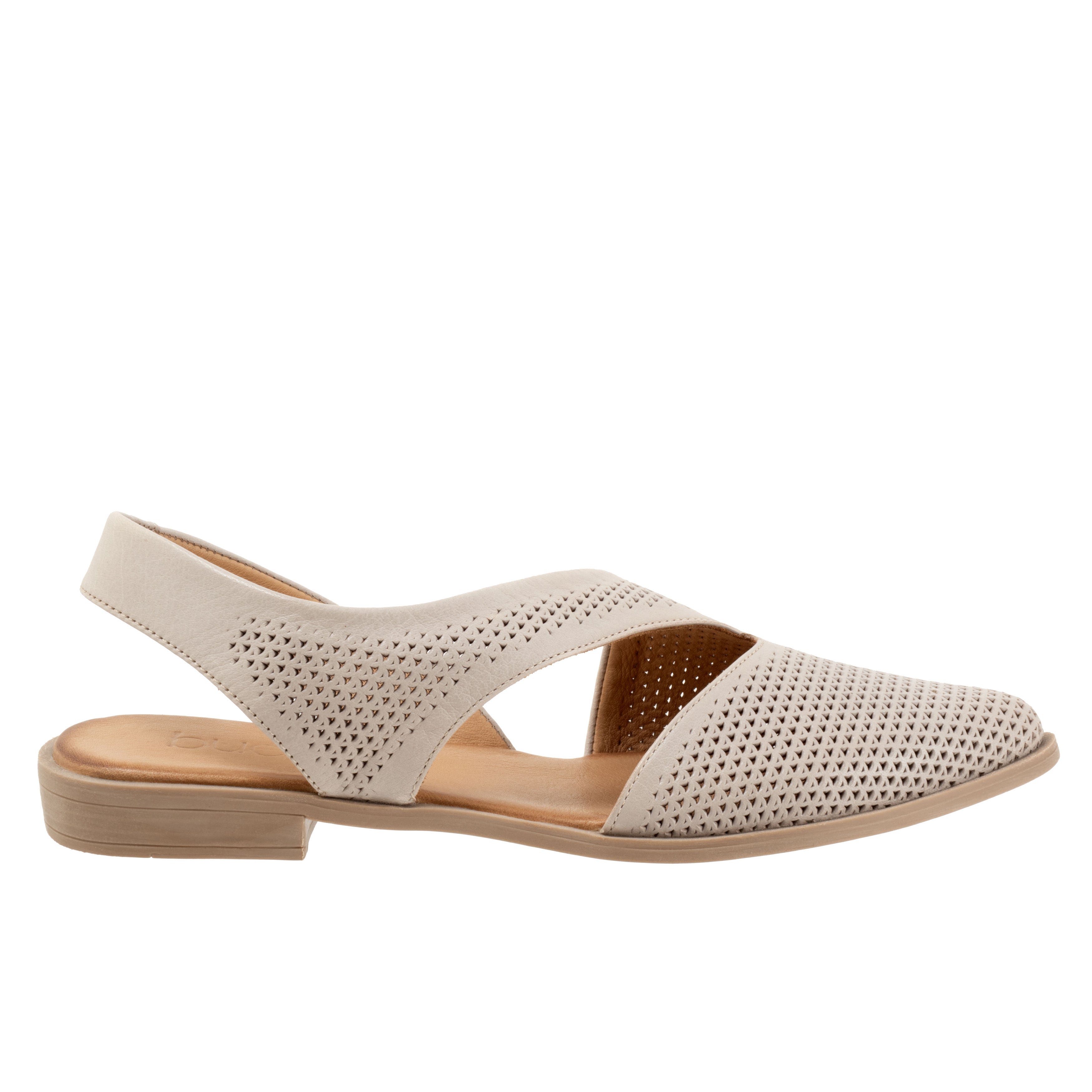 Bianca Perf Sandal, LIGHT GREY, alternate image number 4