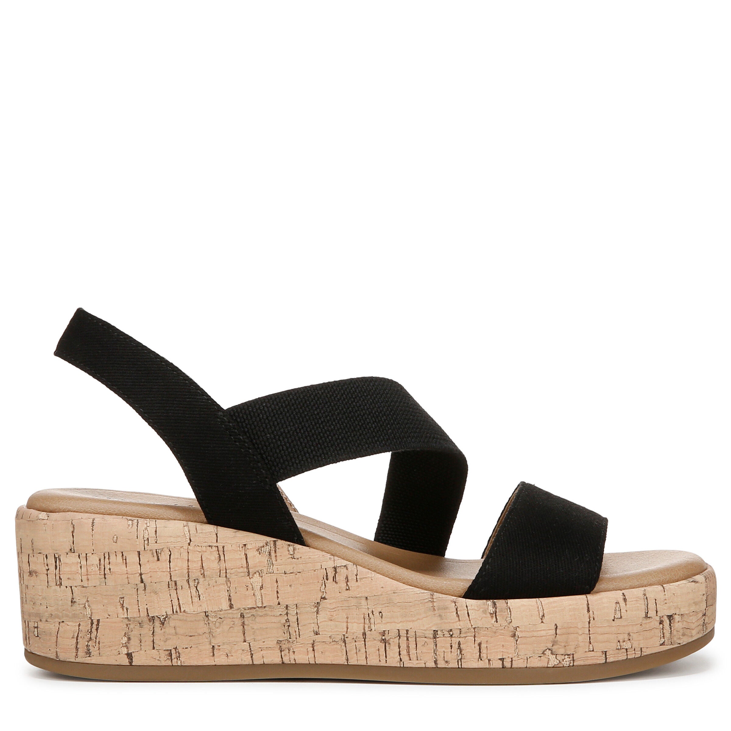 Odette Strappy Wedge Sandal, BLACK, alternate image number 3