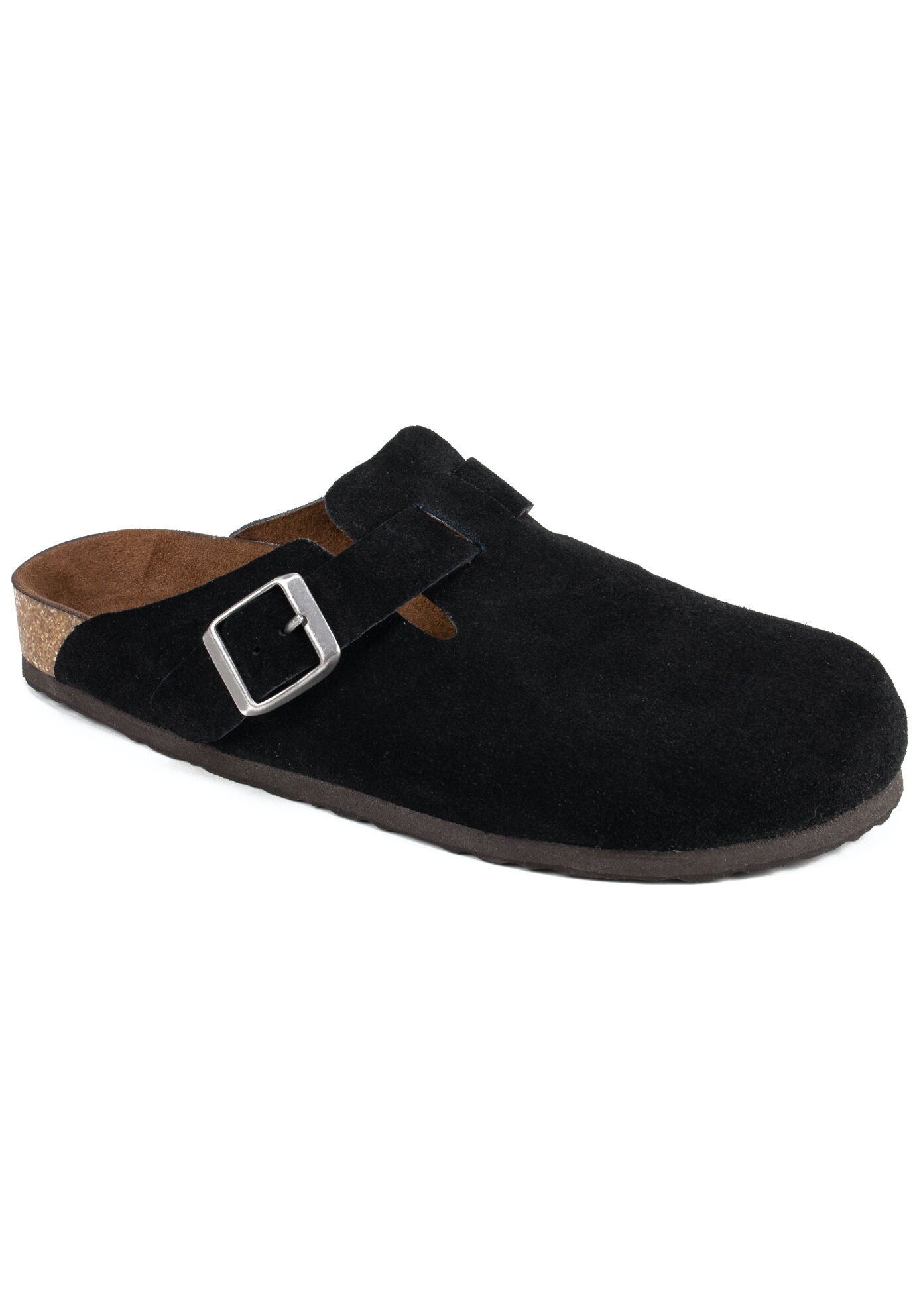 White Mountain Bari Mules, BLACK SUEDE, hi-res image number 0