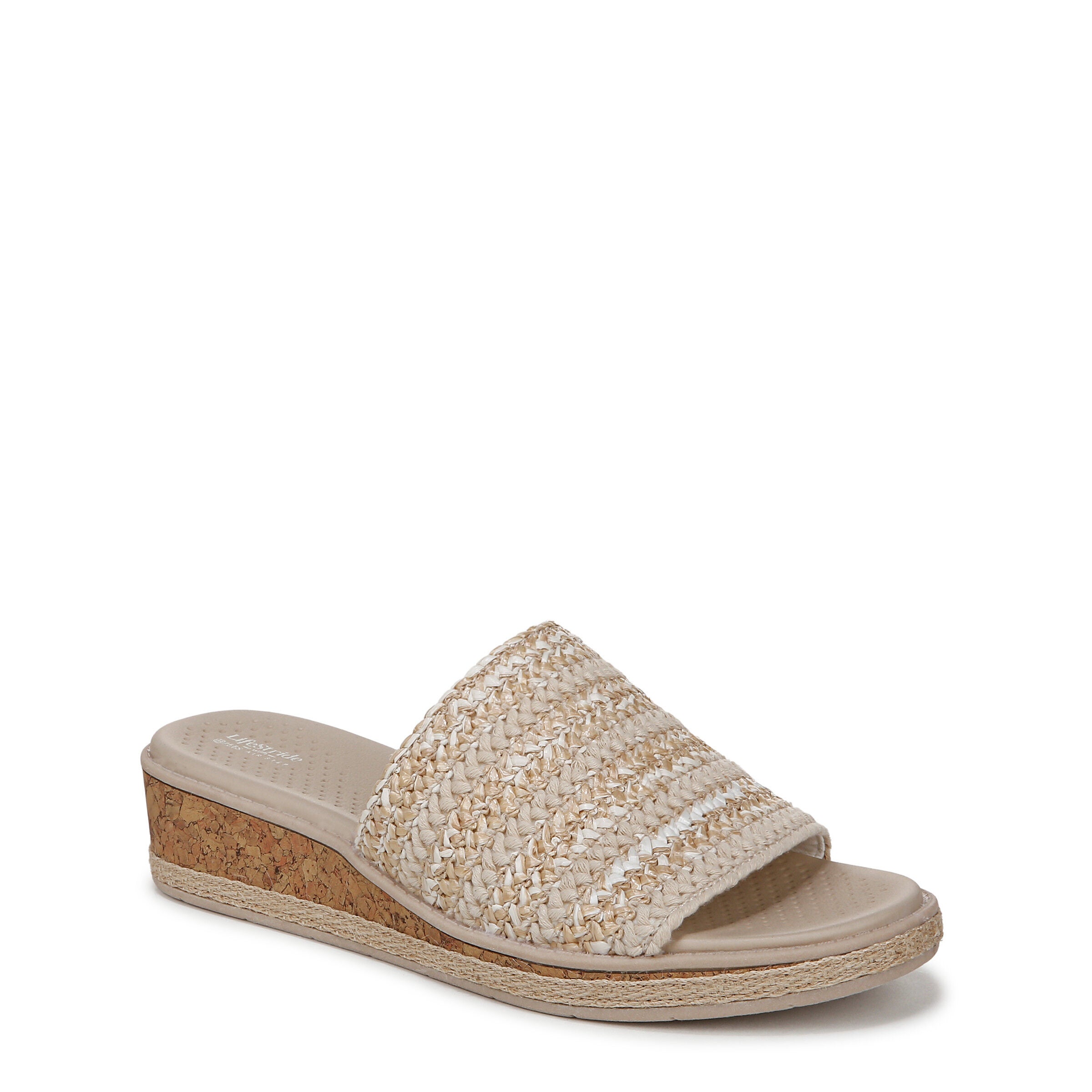 Breezy Sandal, WHITE RAFFIA, hi-res image number 0