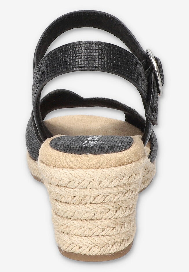 Miramar Espadrille Wedge Sandal, BLACK, alternate image number null