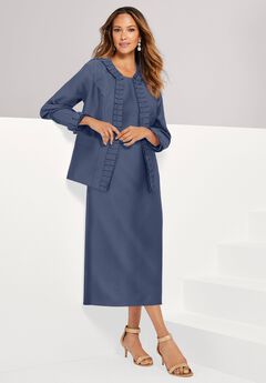Plus Size Long Jacket Dresses