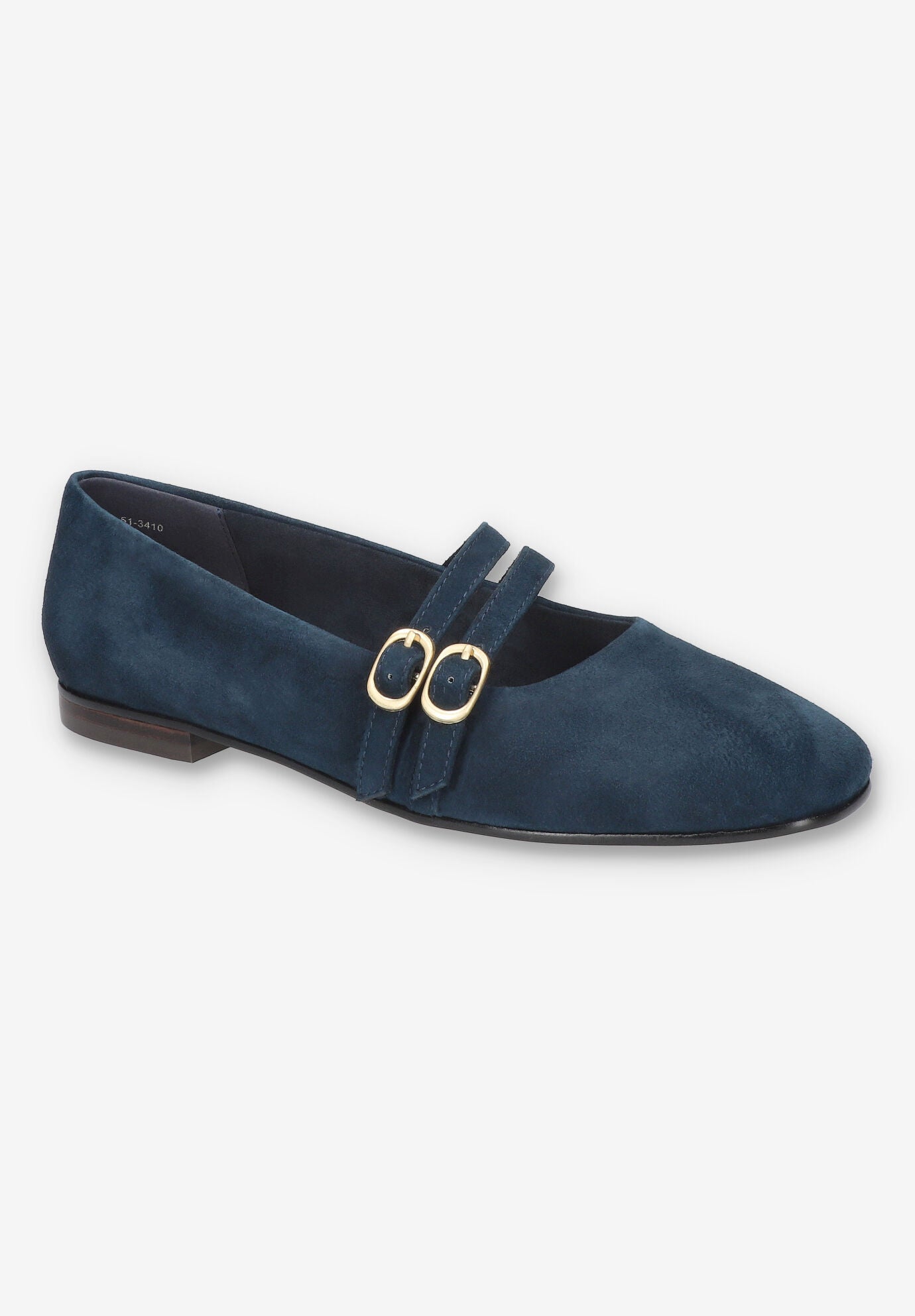 Davenport Casual Flat, NAVY SUEDE LEATHER, hi-res image number 0