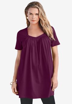 Plus Size Long Tunic Tops For Leggings