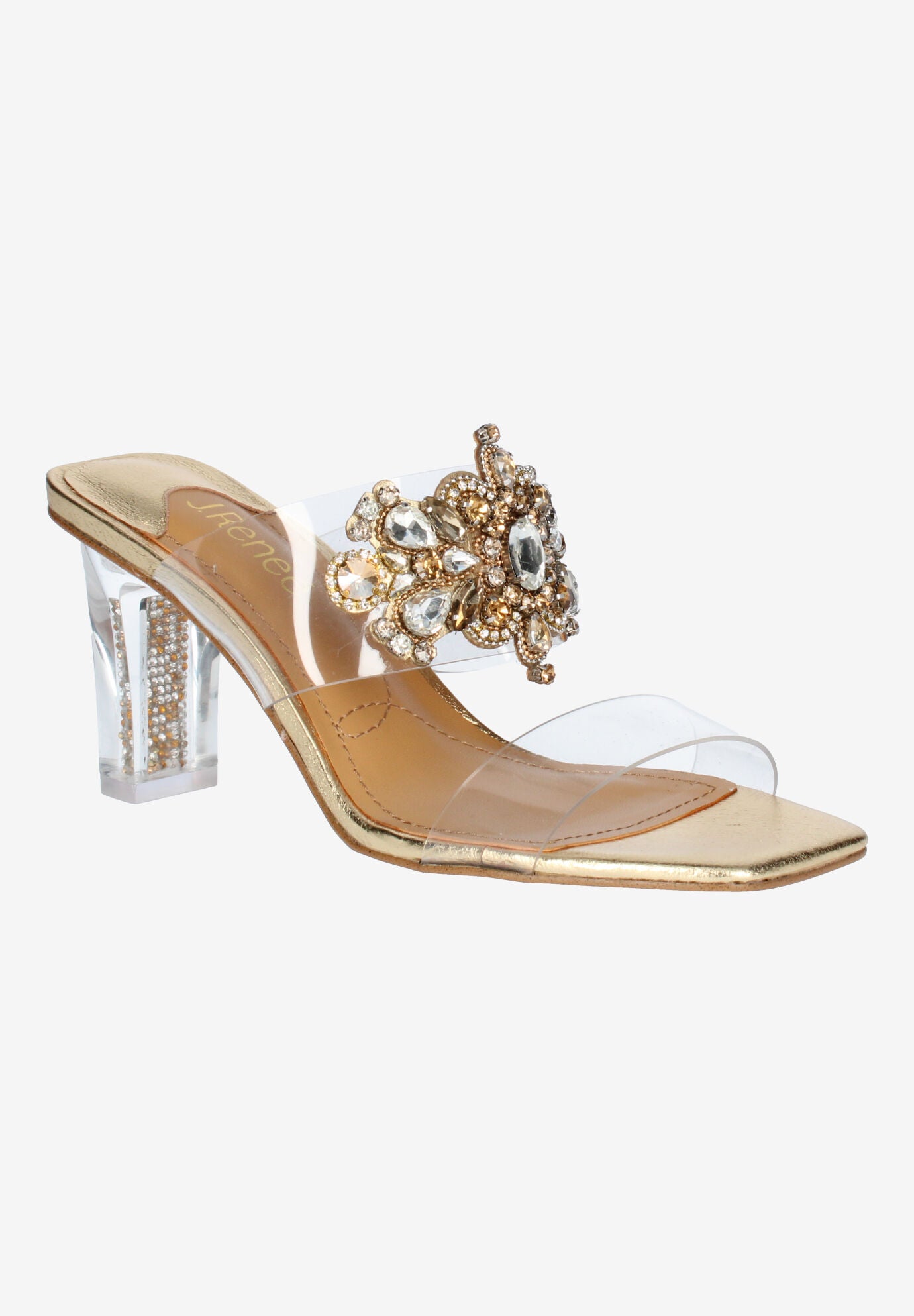 Kamelia Sandals, CLEAR GOLD MULTI, hi-res image number 0