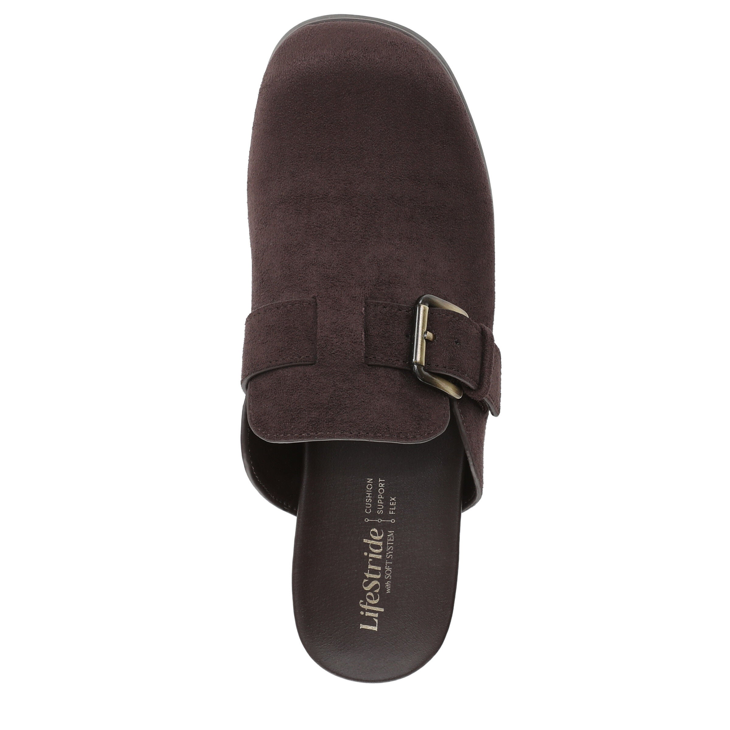 Gillian Slip-On Clog, DARK CHOCOLATE, alternate image number 6