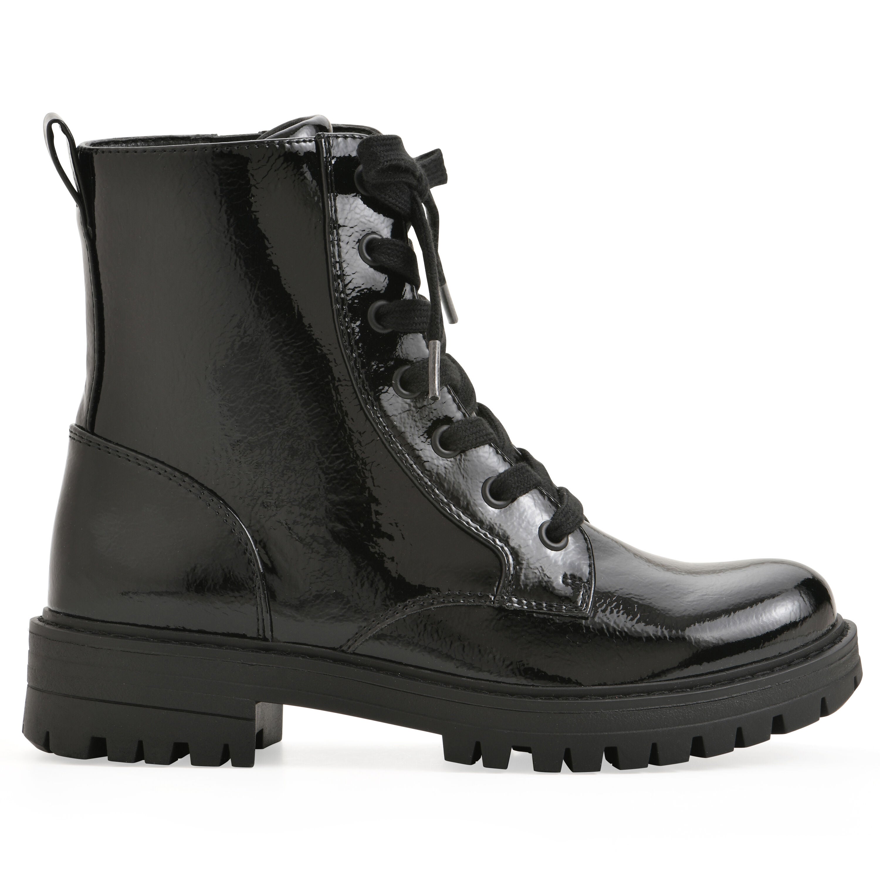 Malia Combat Boot, BLACK, alternate image number 2