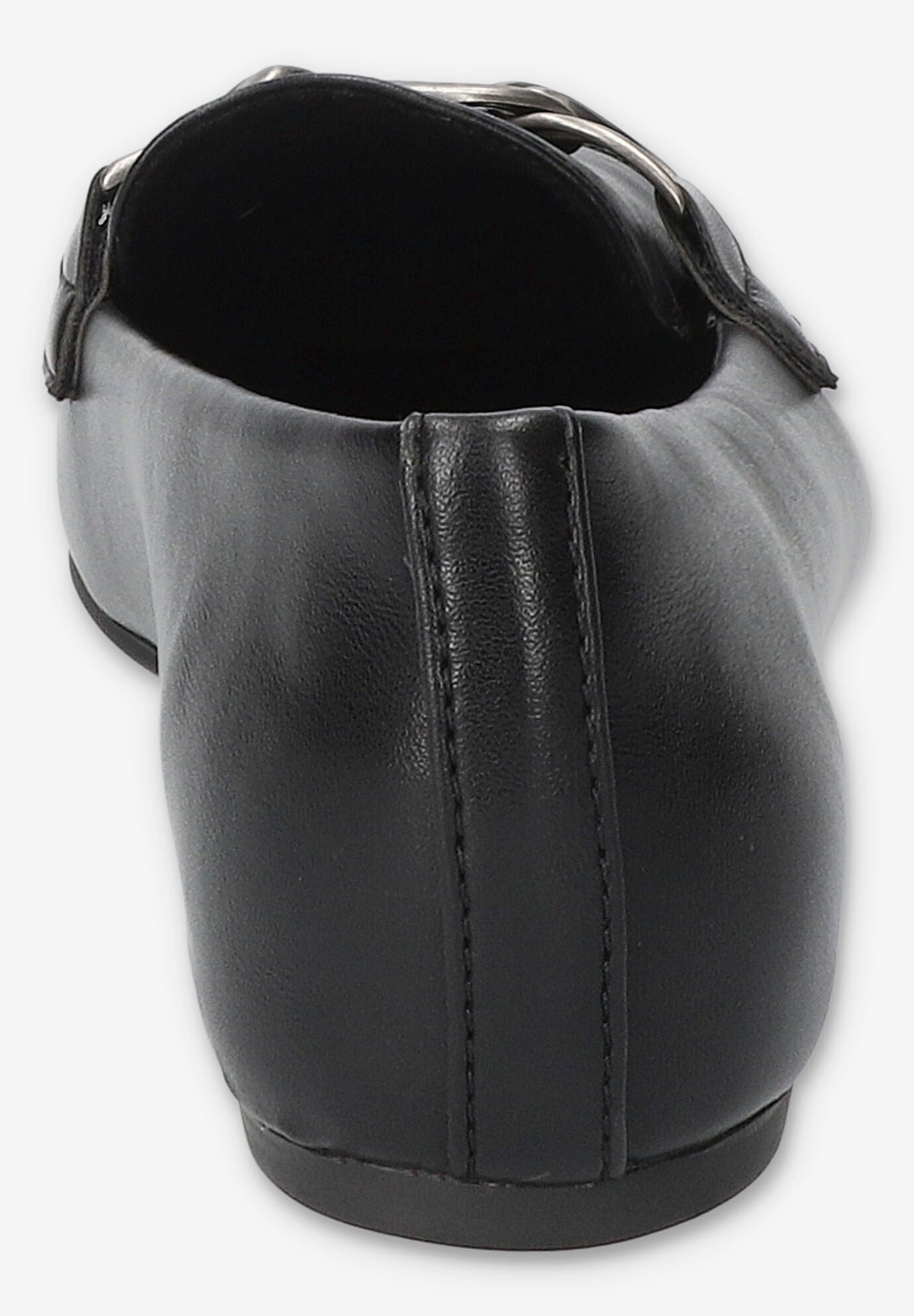 Femi Square Toe Flat, BLACK, on-hover image number 1