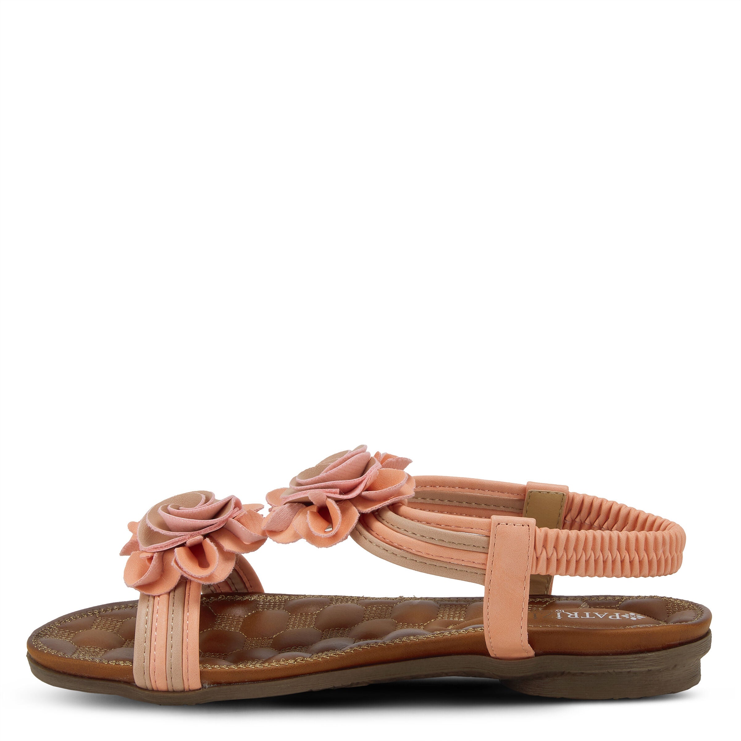 Nectarine T-Strap Thong Sandal, PEACH MULTI, alternate image number 2