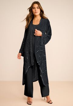 Plus Size Tall Wide Leg Pants
