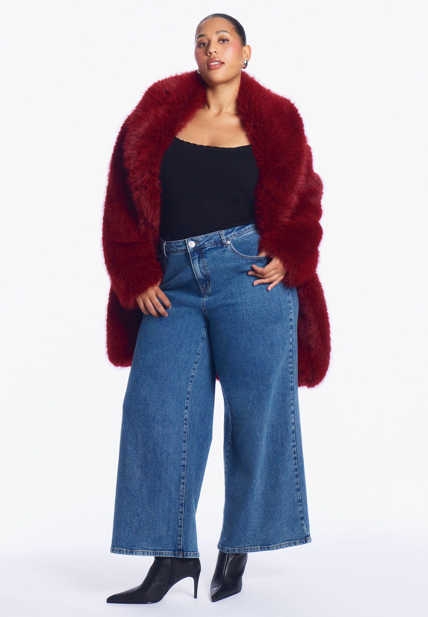 Long Faux Fur Coat