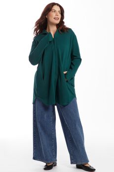 Zip-Up French Terry Hoodie