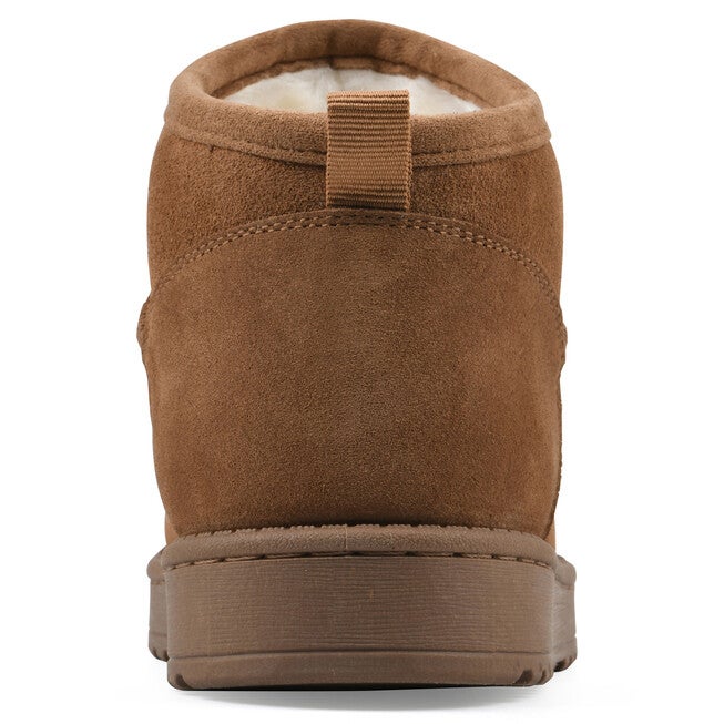 Inspo Faux Fur Leather Bootie, WHISKEY SUEDE, on-hover image number null