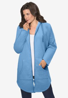 Fleece Zip Hoodie Sweatshirt