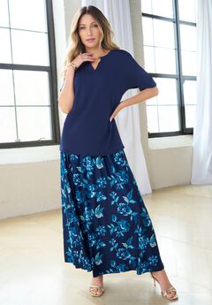 Plus Size Stretch Skirts