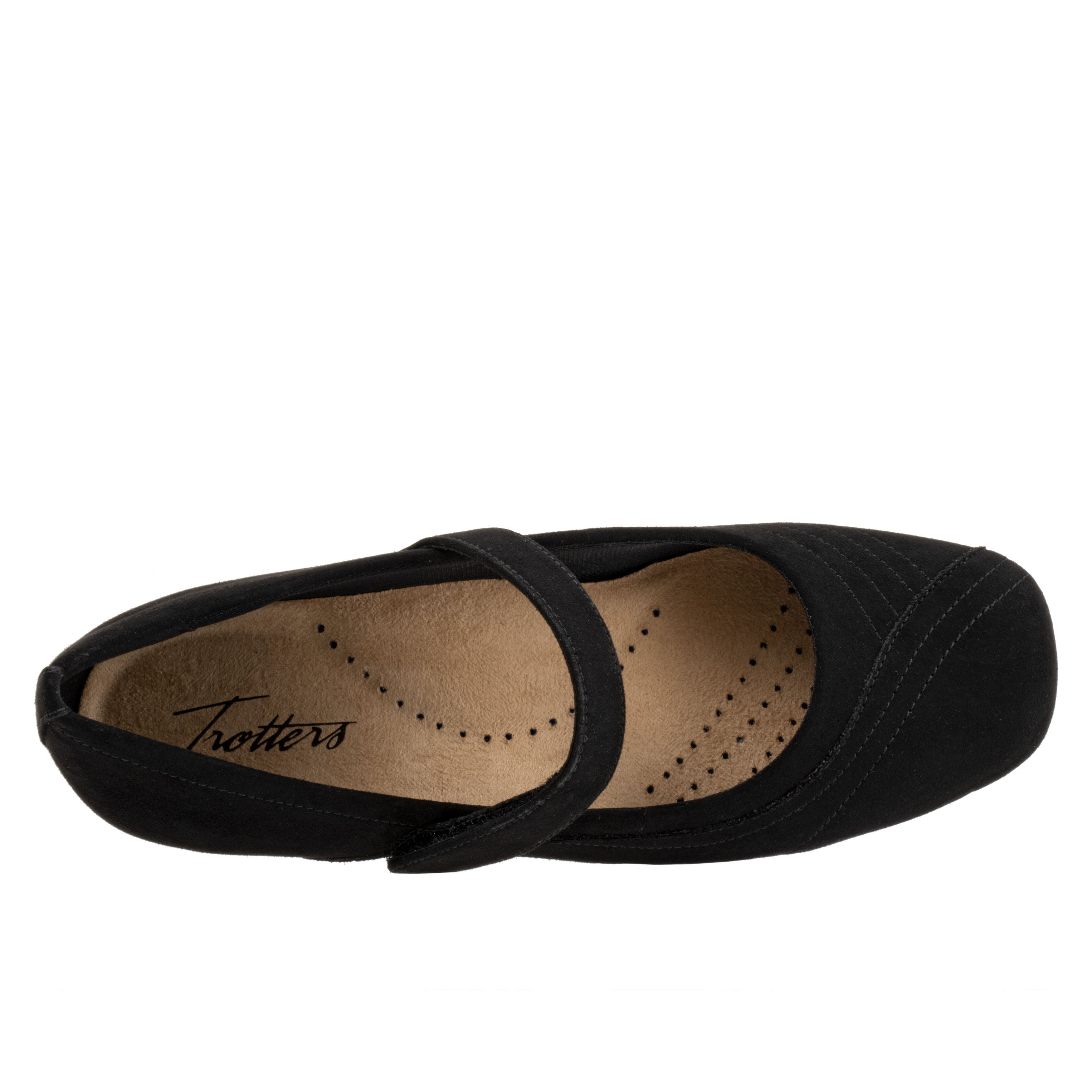 Sherese Flat, BLACK SUEDE, alternate image number 3