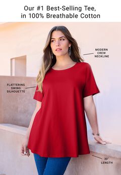 Plus Size Red Tops for Valentine