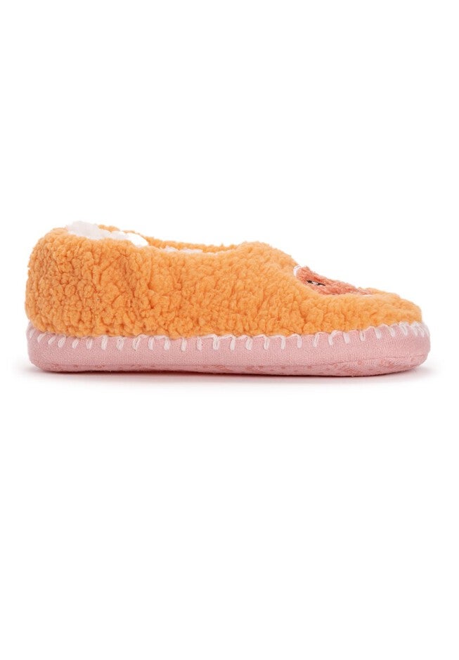 Women'S Sherpa Smiley Ballerina Slipper, , alternate image number null