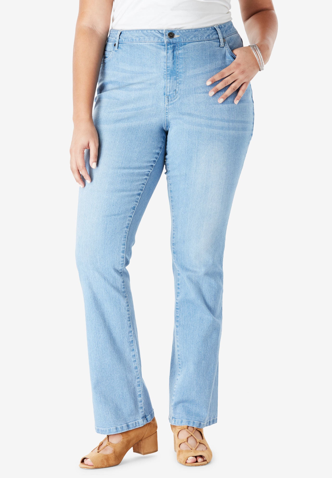 plus size tall straight leg jeans