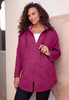 Fleece Zip Hoodie Sweatshirt