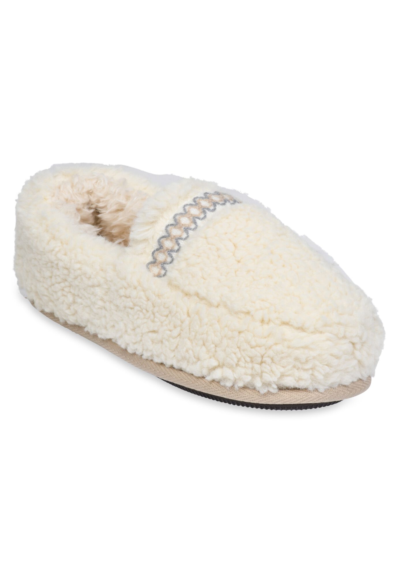 Berber Mocassin Slipper, NATURAL, hi-res image number 0
