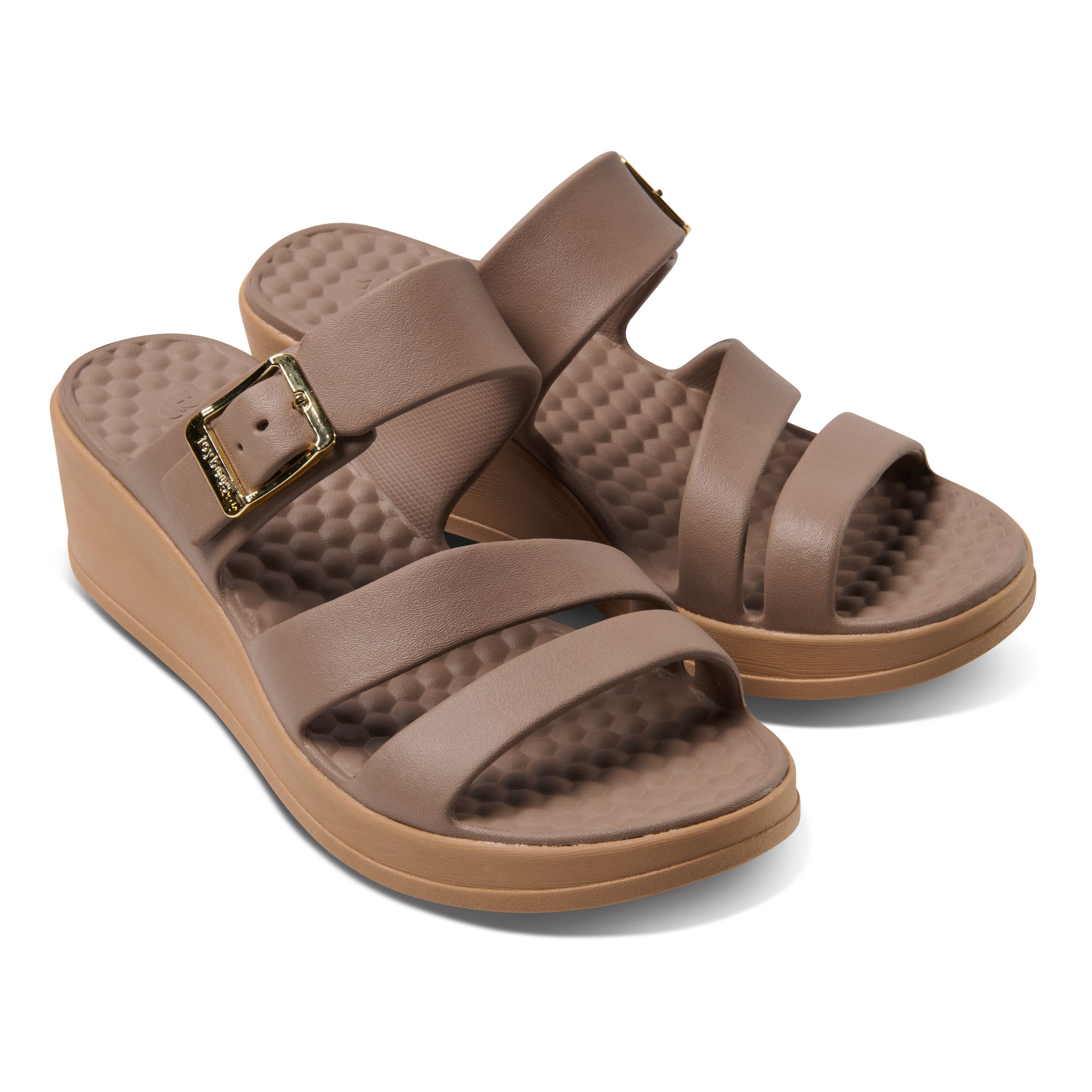Soleil Wedge, BROWN, hi-res image number 0