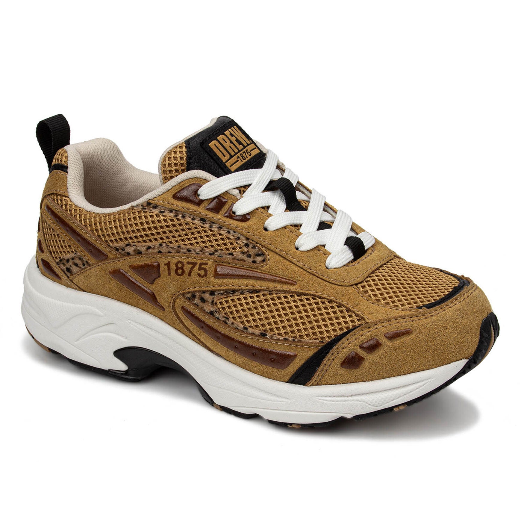 Fiona Arch Support Sneaker, TAN LEOPARD, hi-res image number 0