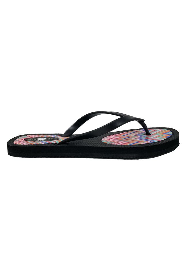 Patterned Insole Flip Flop, , alternate image number null