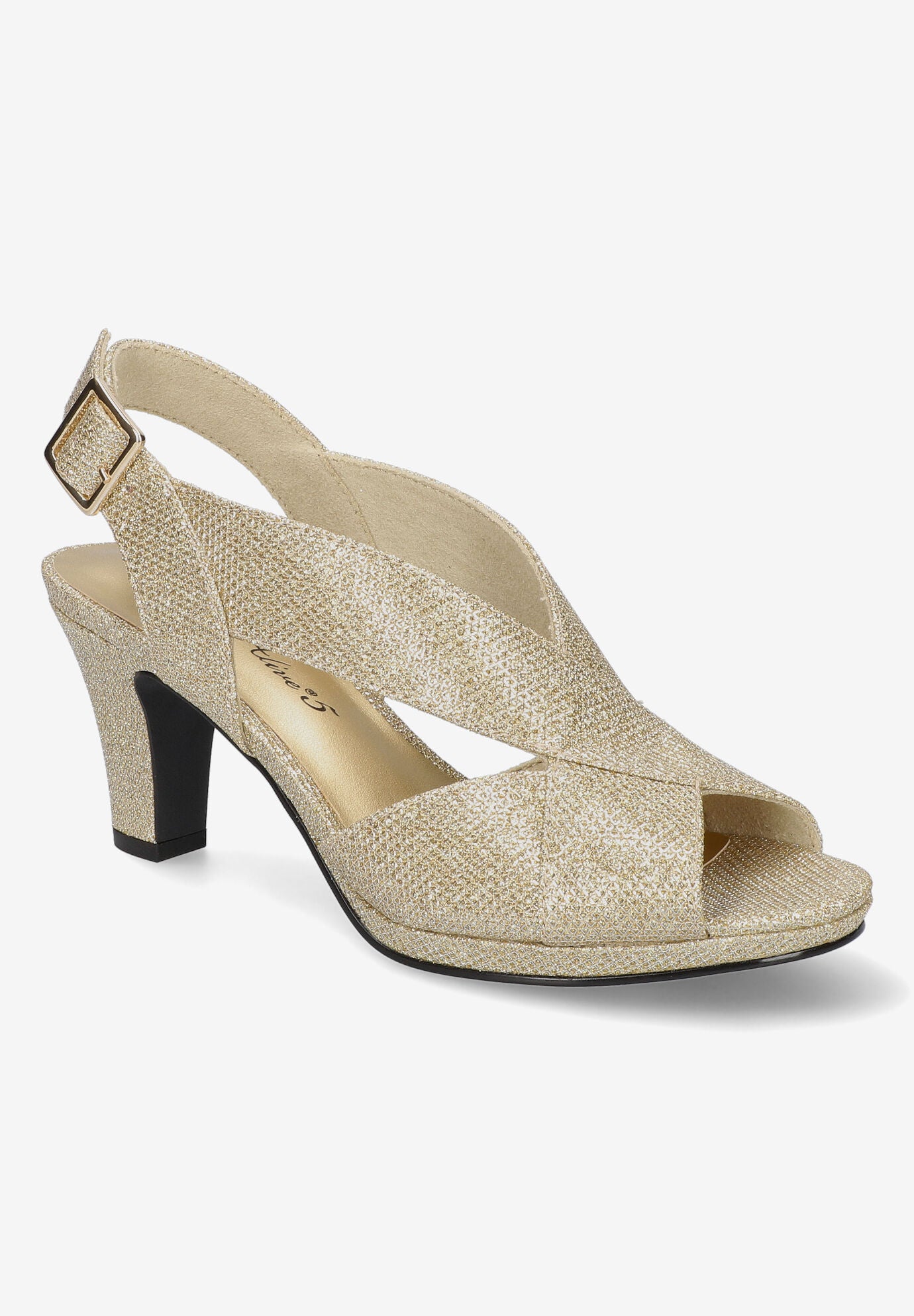 Christy Sandals, GOLD GLITTER, hi-res image number 0