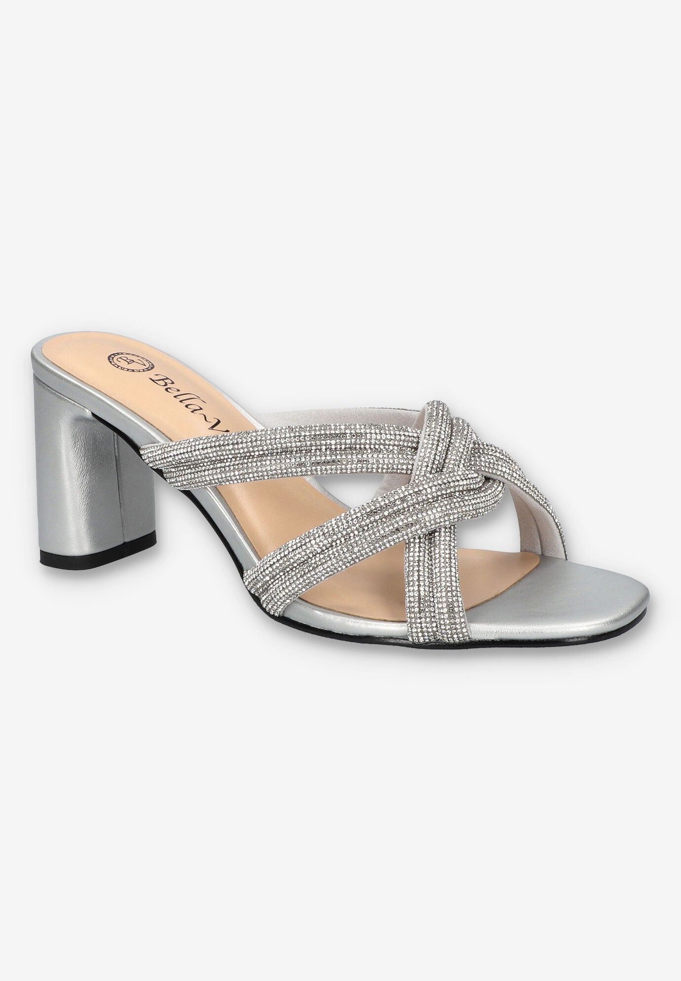 Carmen Dressy Sandal, SILVER SUEDE, hi-res image number 0
