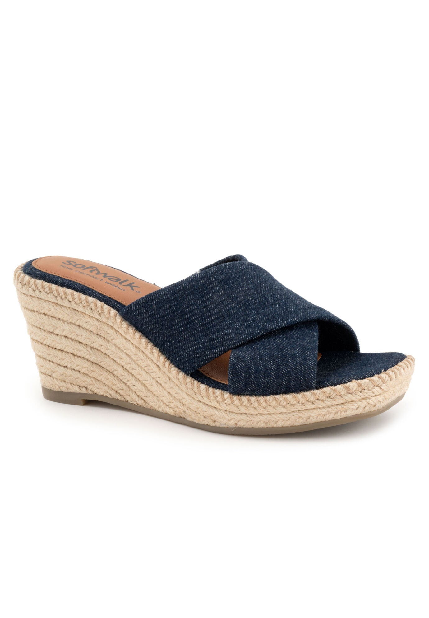 Hastings Heeled Sandal, BLUE DENIM TEXT, hi-res image number 0