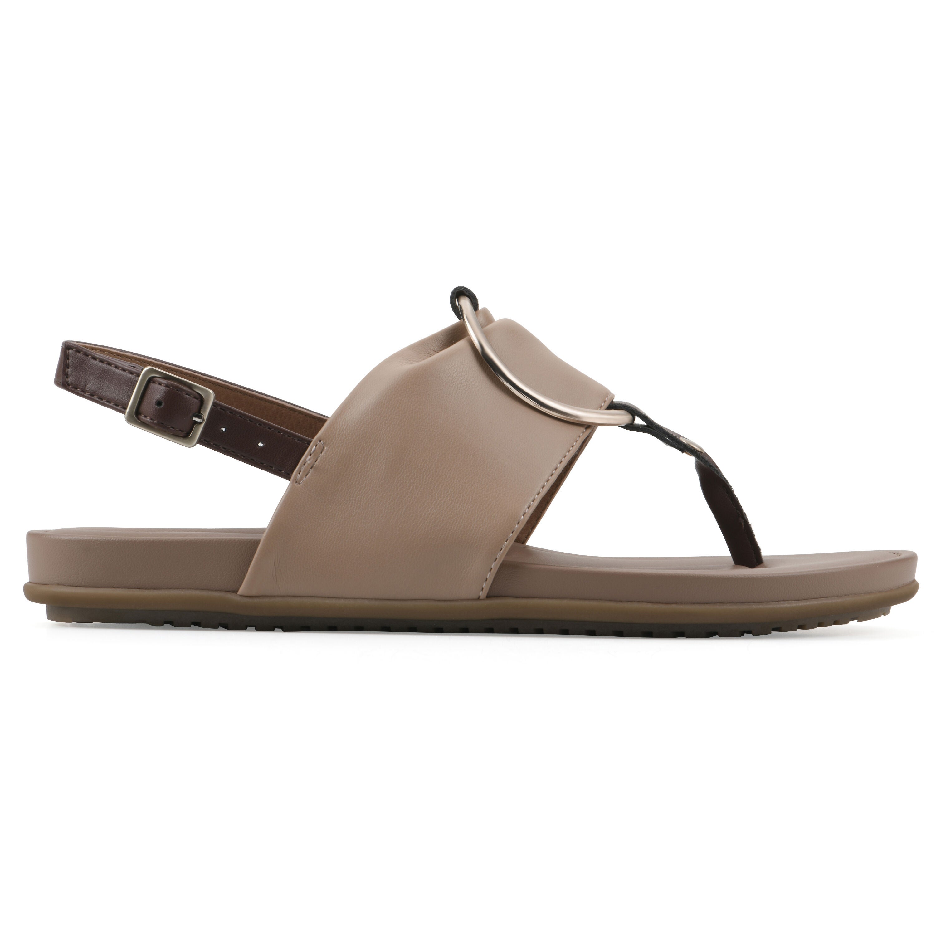 Alicorn Slingback Sandal, NATURAL WITH BROWN, alternate image number 2