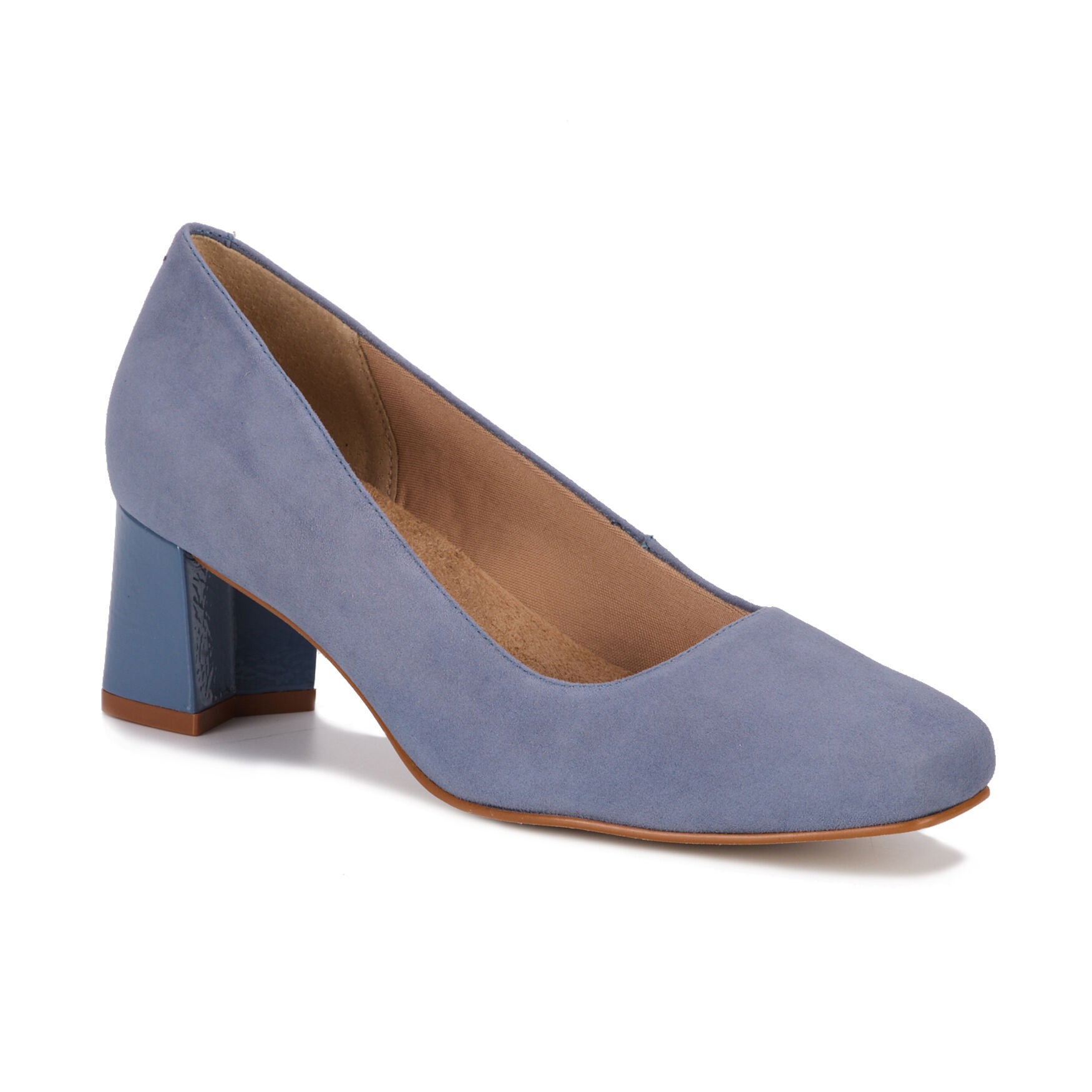 Meredith Pump, LIGHT BLUE SUEDE, hi-res image number 0