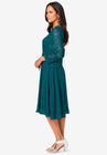 Embellished Lace & Chiffon Dress, , alternate image number null