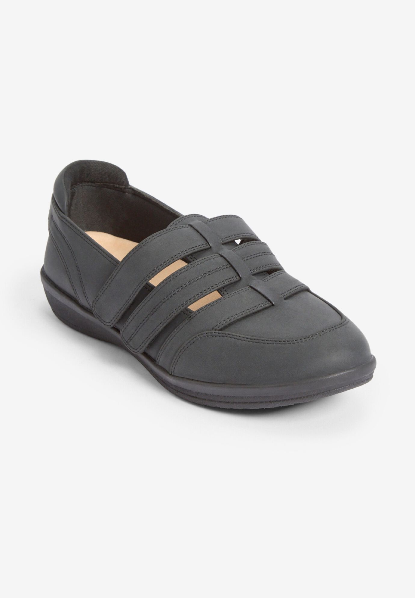 Fashionable Accent Slip-Ons by Trotters®, Natural | Roaman's