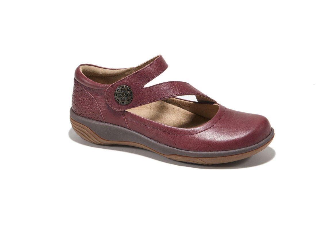 Ava Slip-On Flat, CHERRY, alternate image number 2
