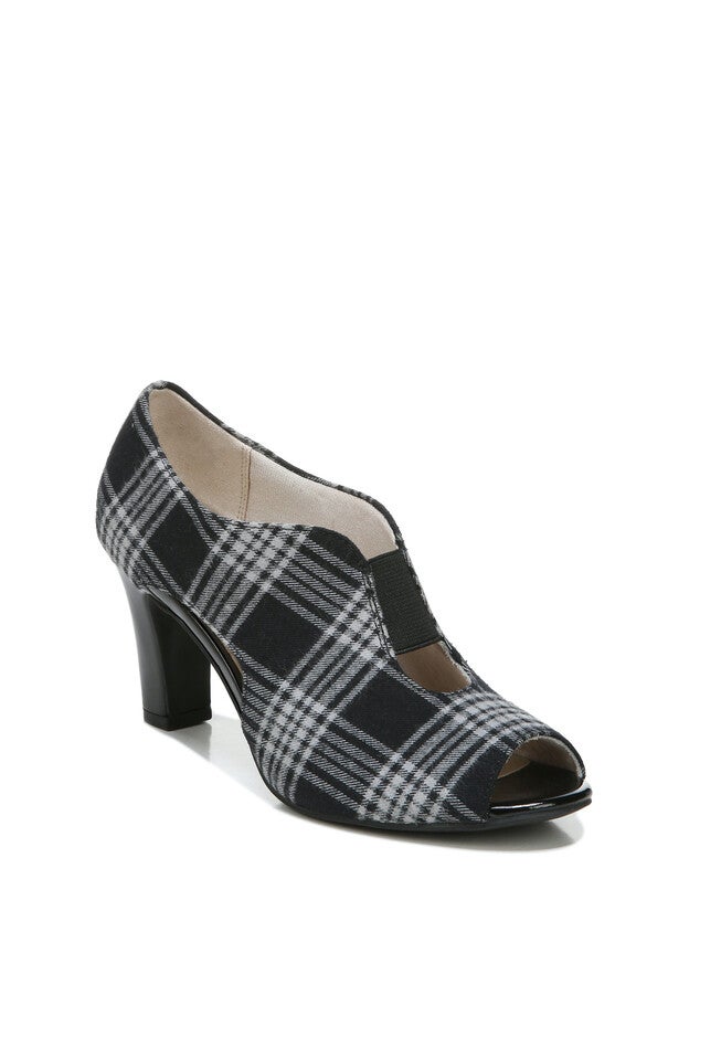 Carla Pump, BLACK MULTI PLAID, hi-res image number null
