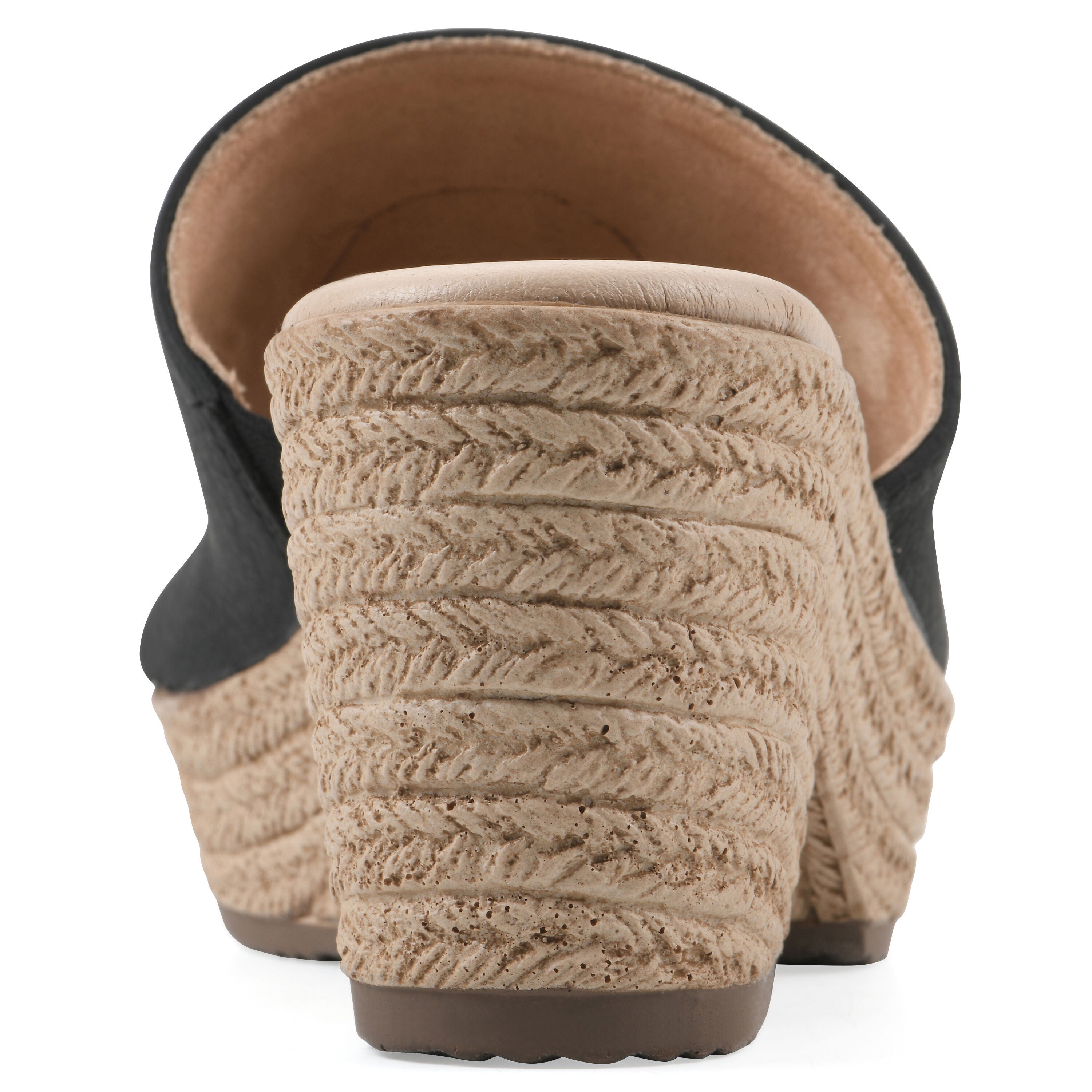 Birkley Wedge Sandal, BLACK NUBUCK, on-hover image number 1