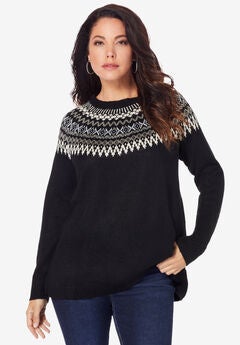 Fair Isle Pullover Sweater