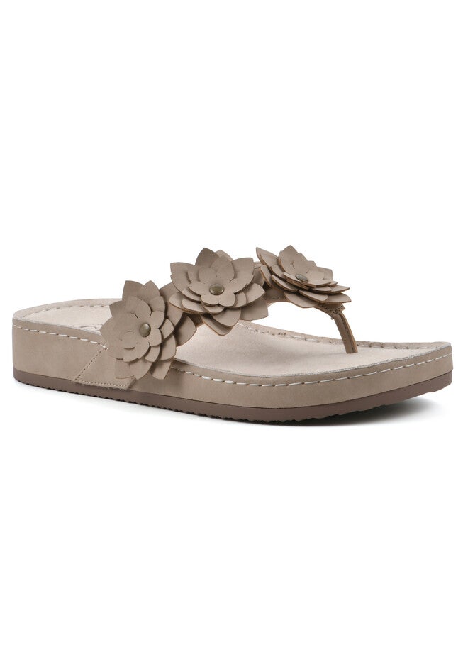 Hot Spot Sandals, NATURAL NUBUCK, hi-res image number null