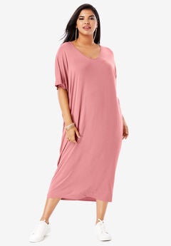 Women S Plus Size Dresses Casual Formal Party Roaman S