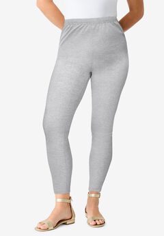 Plus Size Ankle Length Essential Stretch Legging