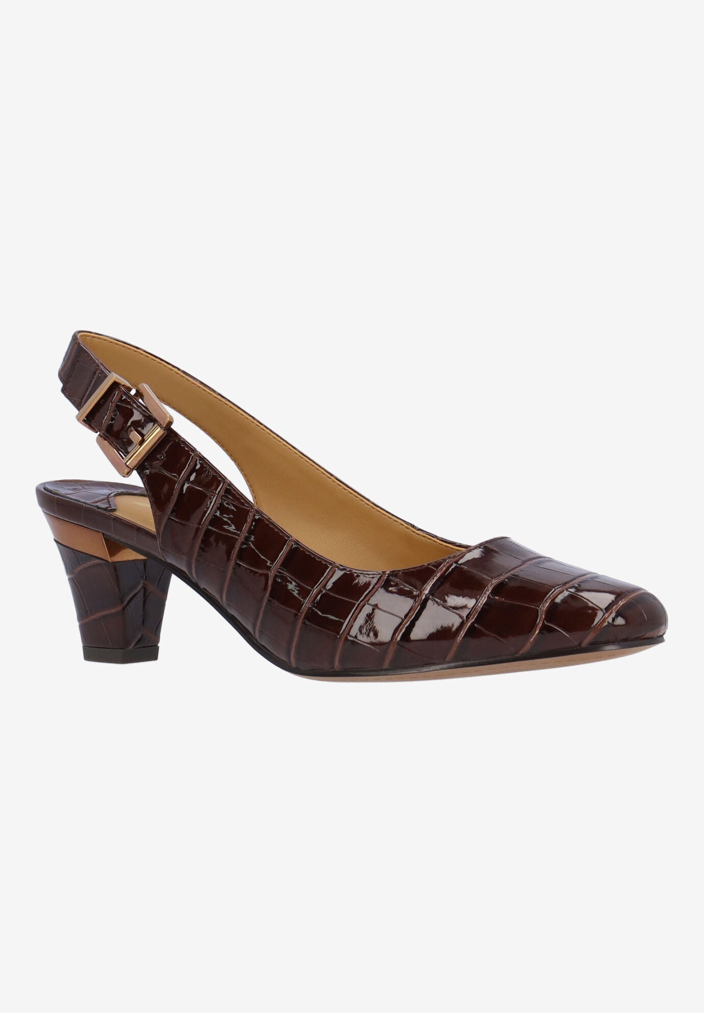 Malree Slingback Pump, BROWN, hi-res image number 0