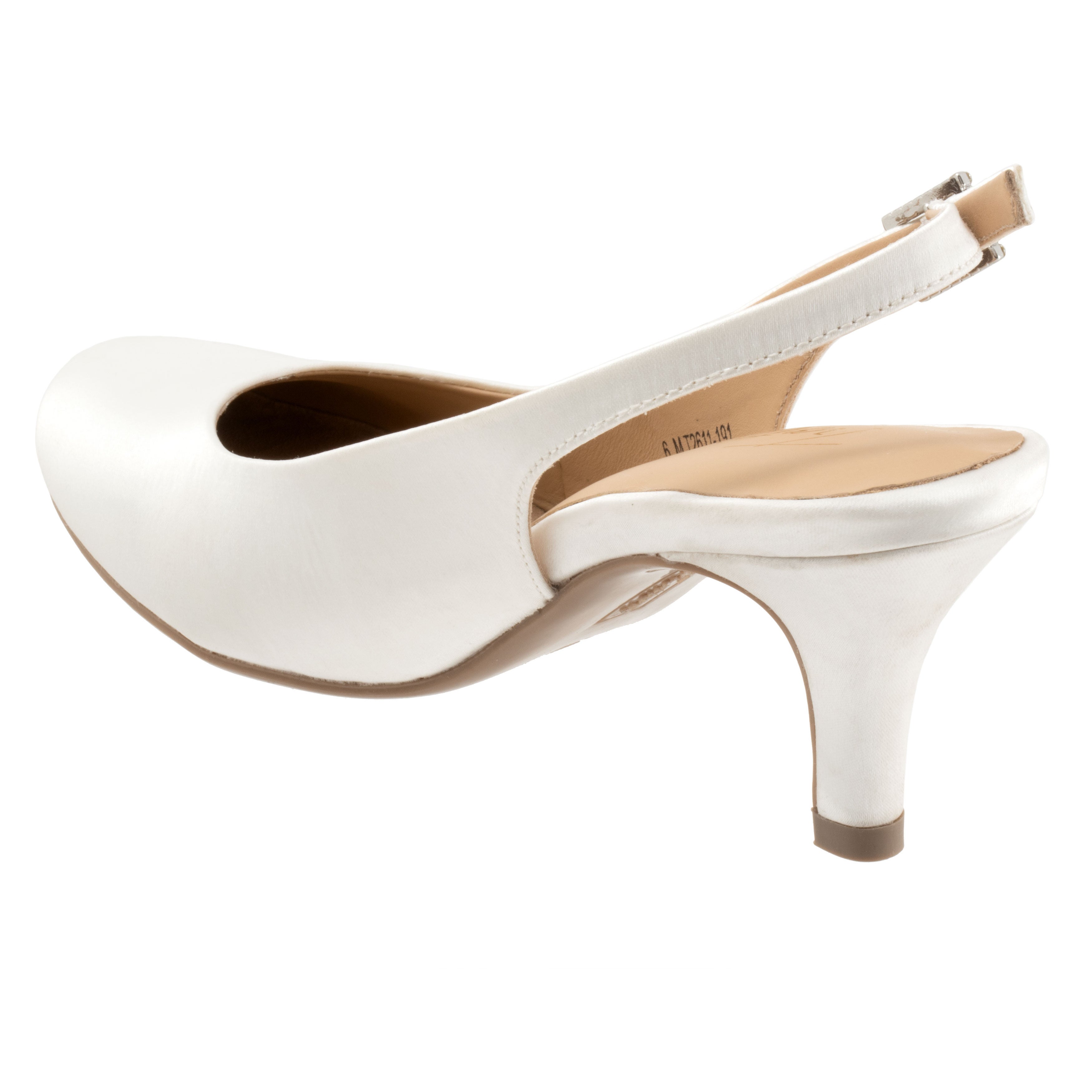 Lexi Bridal Pump, WHITE SATIN, on-hover image number 1