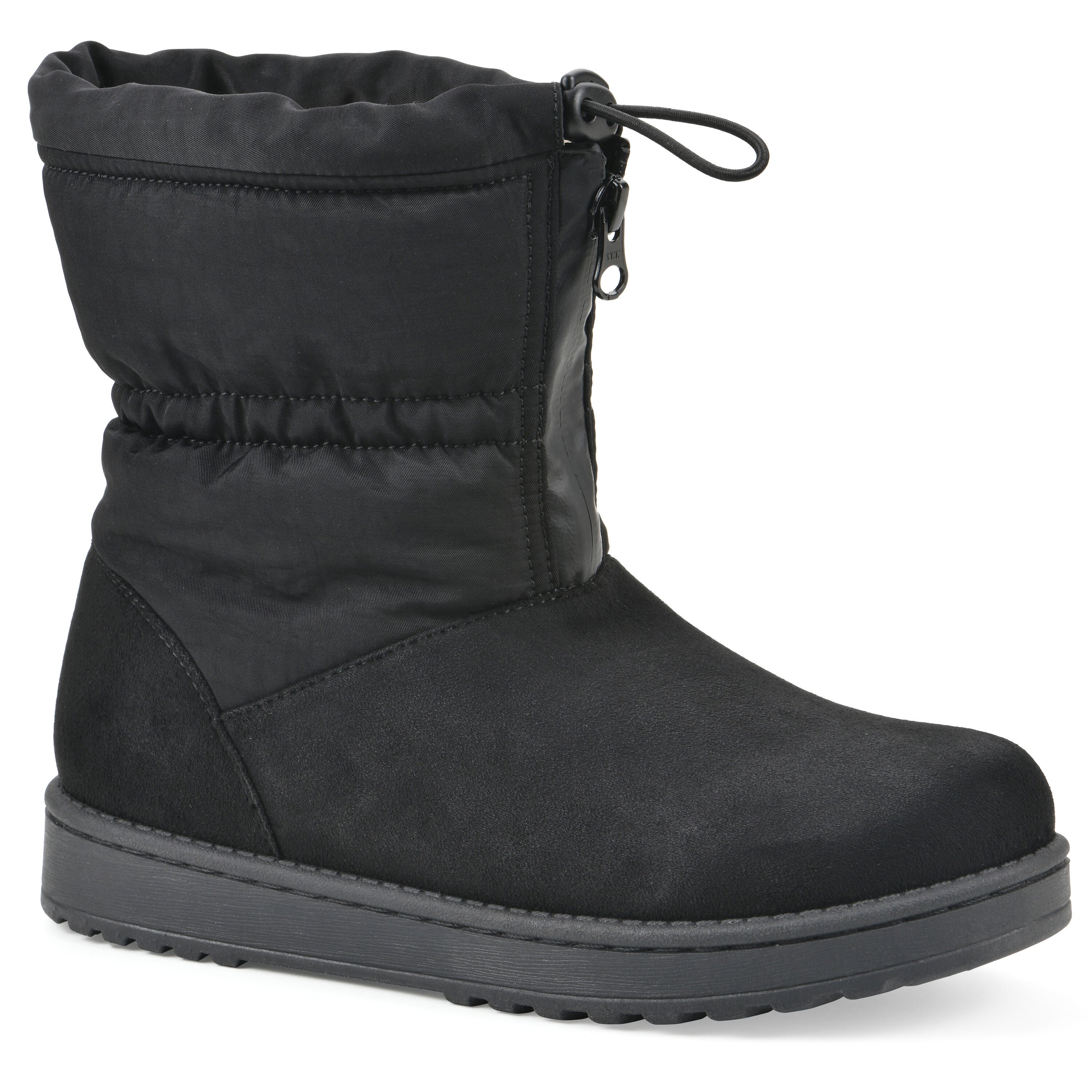 Issy Faux Fur-Lined Bootie, BLACK FABRIC, hi-res image number 0