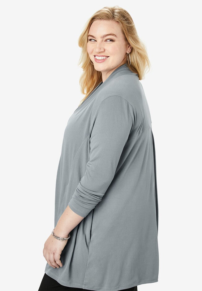 Open-Front Cardigan, , alternate image number null